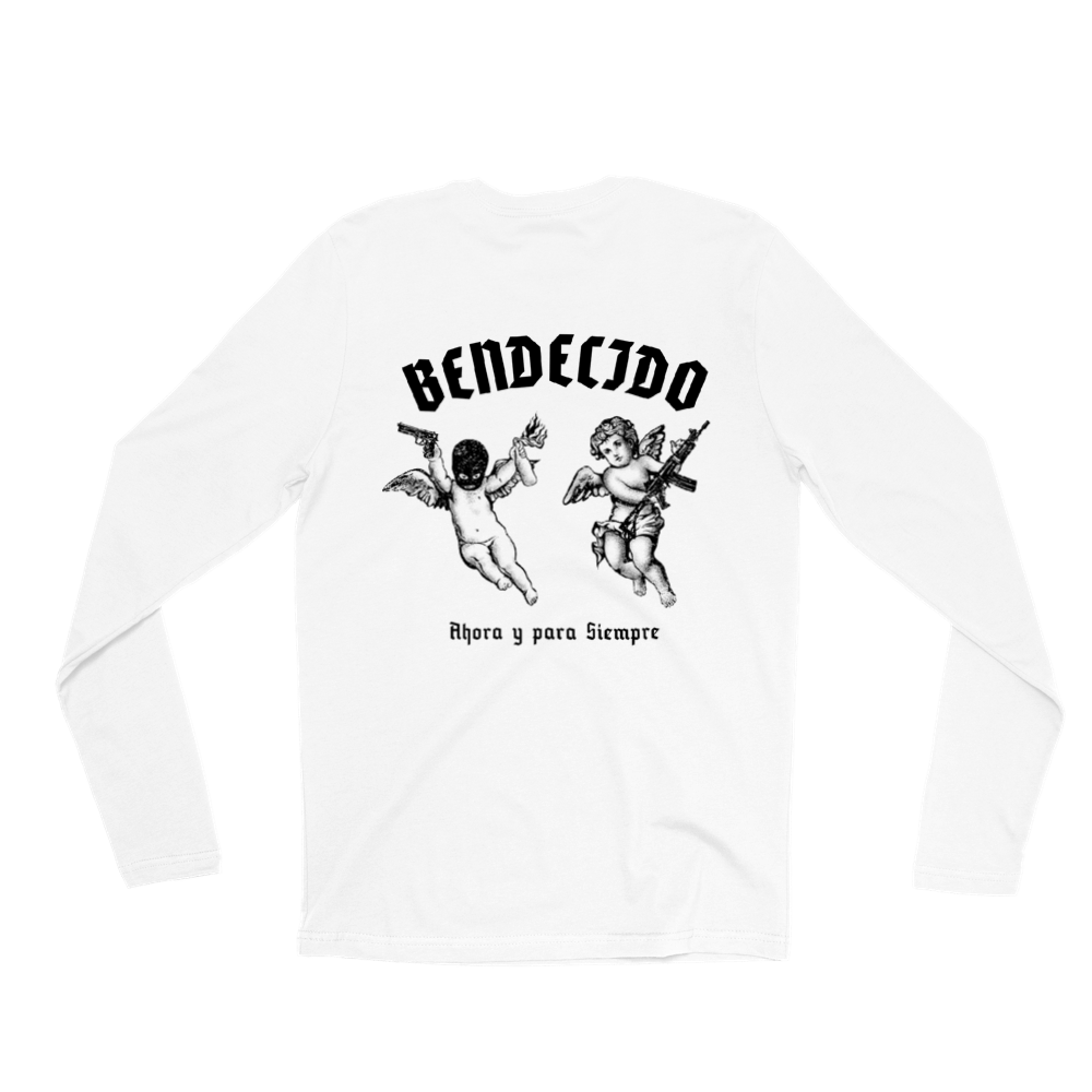Bendecido Premium Unisex Longsleeve T-shirt - Tienda de barrio | Chicano | Barrio | Callejero - DelBarrio_store
