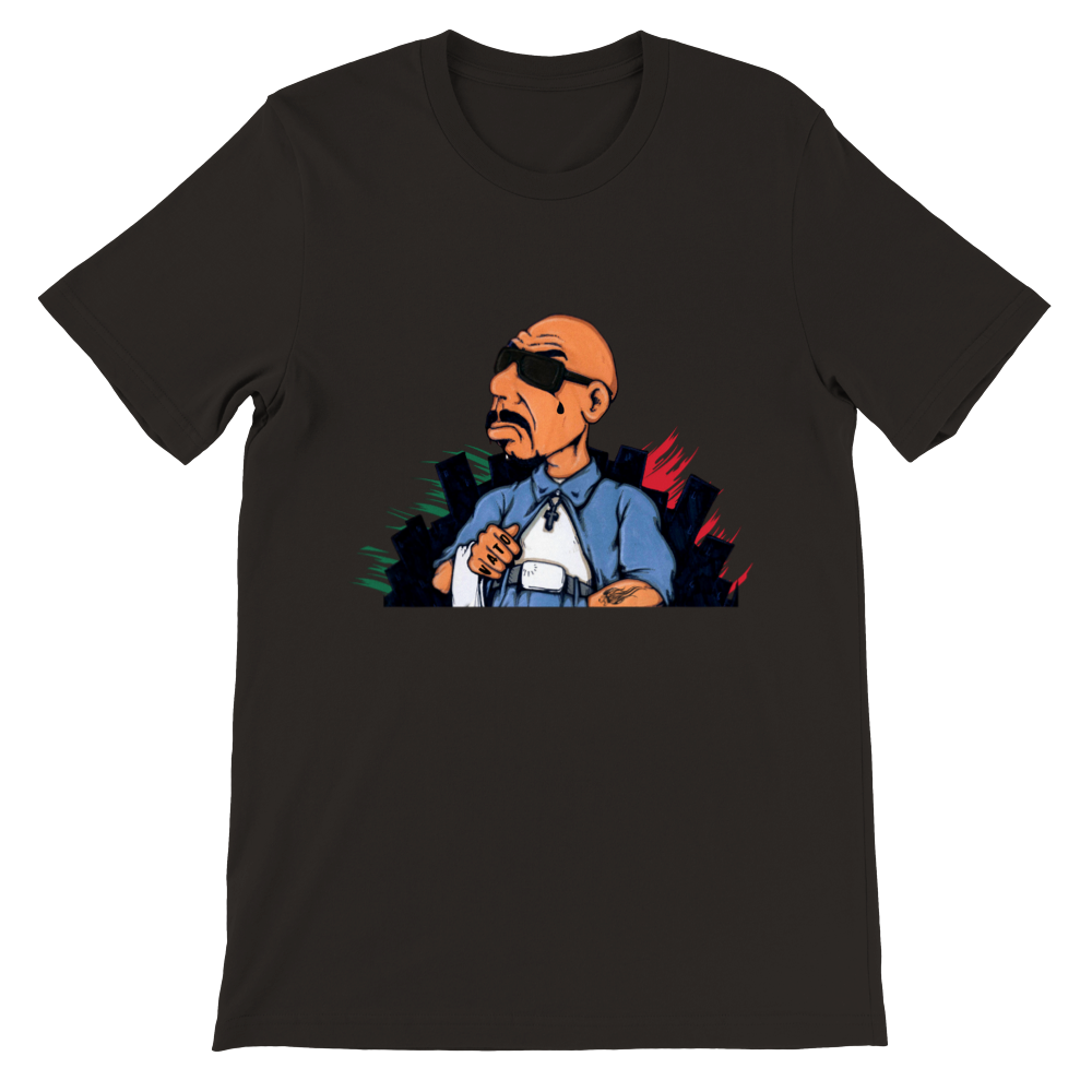 VATO Premium Unisex Crewneck T-shirt - Tienda de barrio | Chicano | Barrio | Callejero - DelBarrio_store