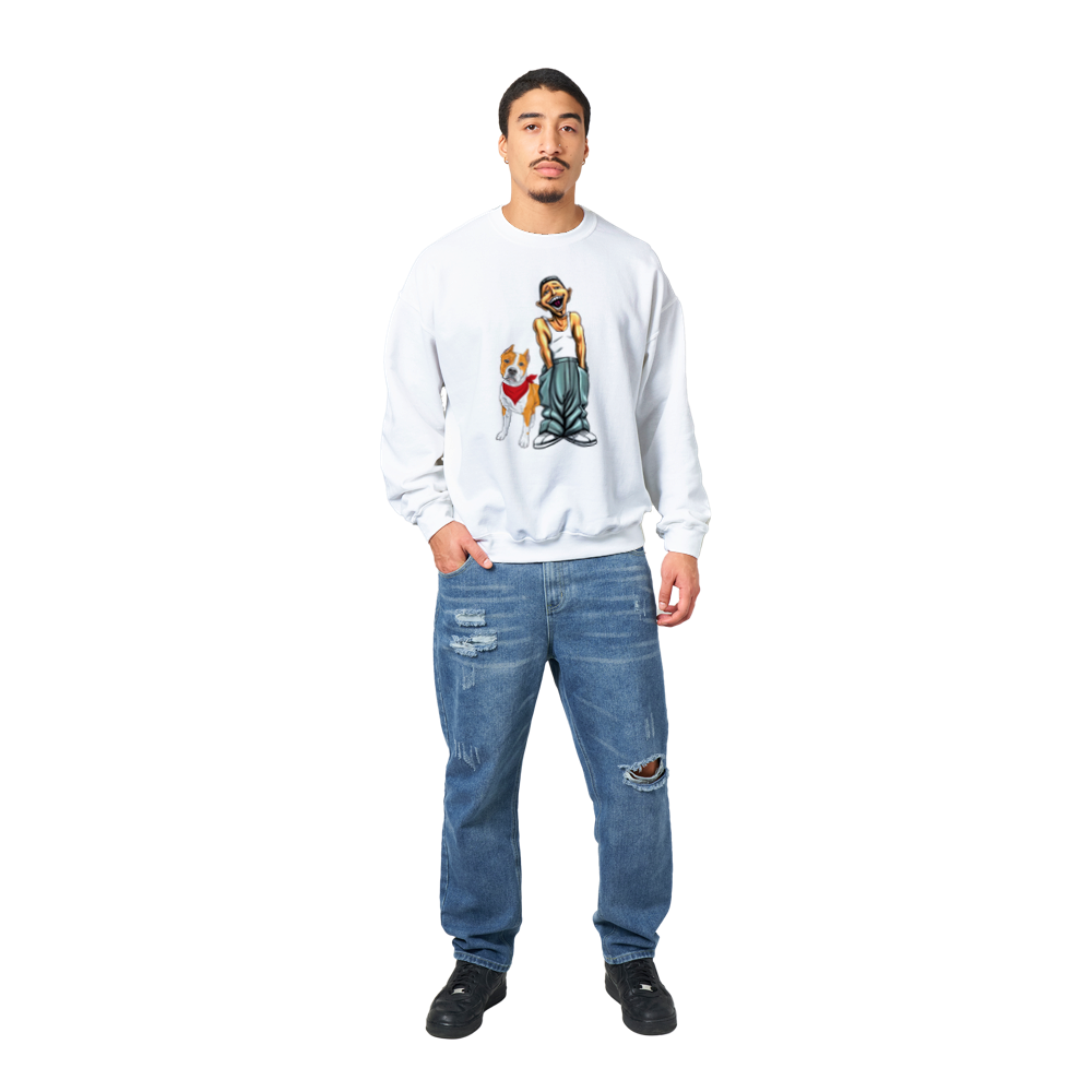 Wassup Classic Unisex Crewneck Sweatshirt - Tienda de barrio | Chicano | Barrio | Callejero - DelBarrio_store