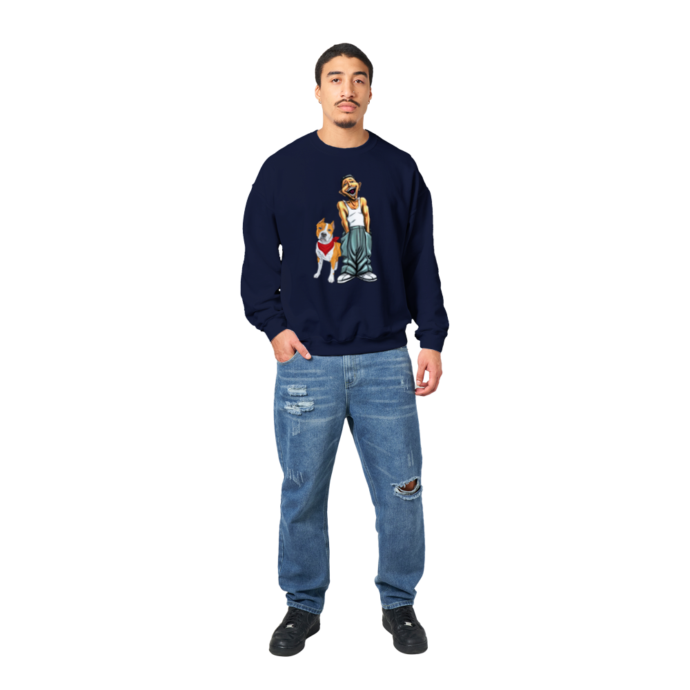 Wassup Classic Unisex Crewneck Sweatshirt - Tienda de barrio | Chicano | Barrio | Callejero - DelBarrio_store