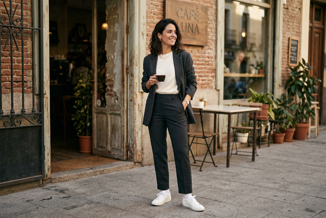 Cómo llevar una camiseta urbana en un look casual más cuidado