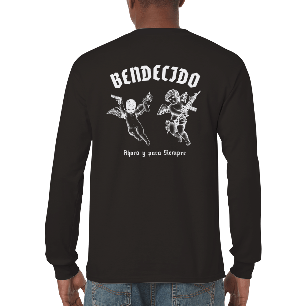 Bendecido #2 Premium Unisex Longsleeve T-shirt - Tienda de barrio | Chicano | Barrio | Callejero - DelBarrio_store