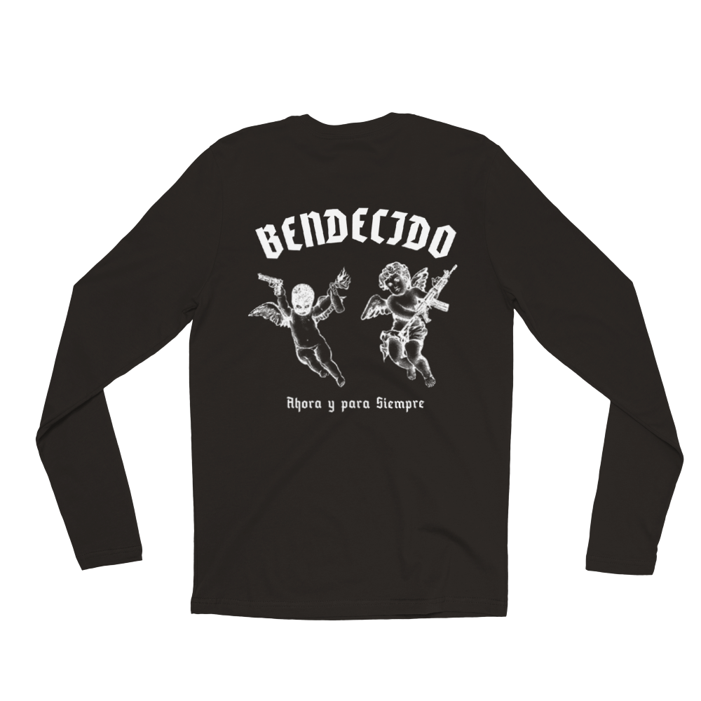 Bendecido #2 Premium Unisex Longsleeve T-shirt - Tienda de barrio | Chicano | Barrio | Callejero - DelBarrio_store