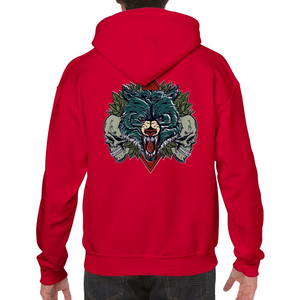 Que Oso Classic Unisex Pullover Hoodie - Tienda de barrio | Chicano | Barrio | Callejero - DelBarrio_store