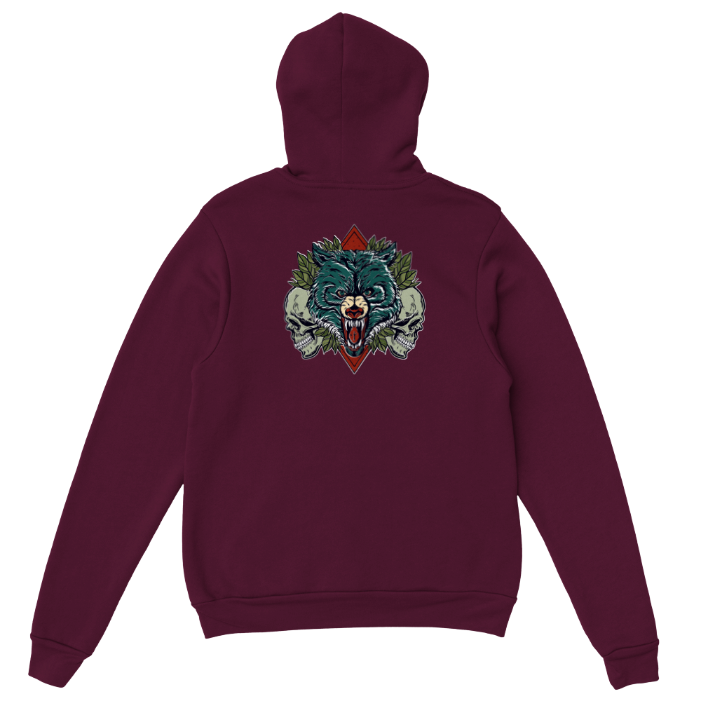Que Oso Classic Unisex Pullover Hoodie - Tienda de barrio | Chicano | Barrio | Callejero - DelBarrio_store