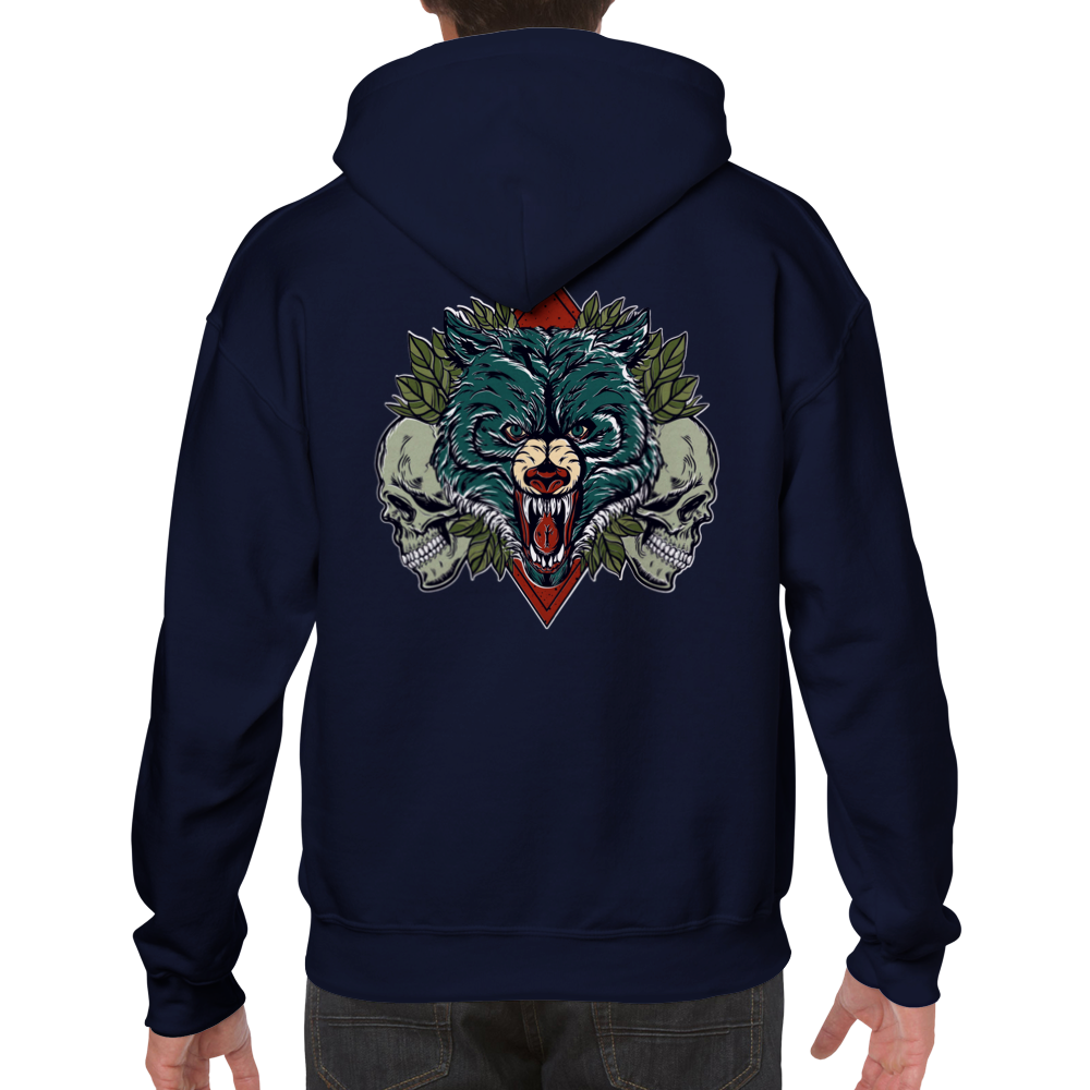 Que Oso Classic Unisex Pullover Hoodie - Tienda de barrio | Chicano | Barrio | Callejero - DelBarrio_store