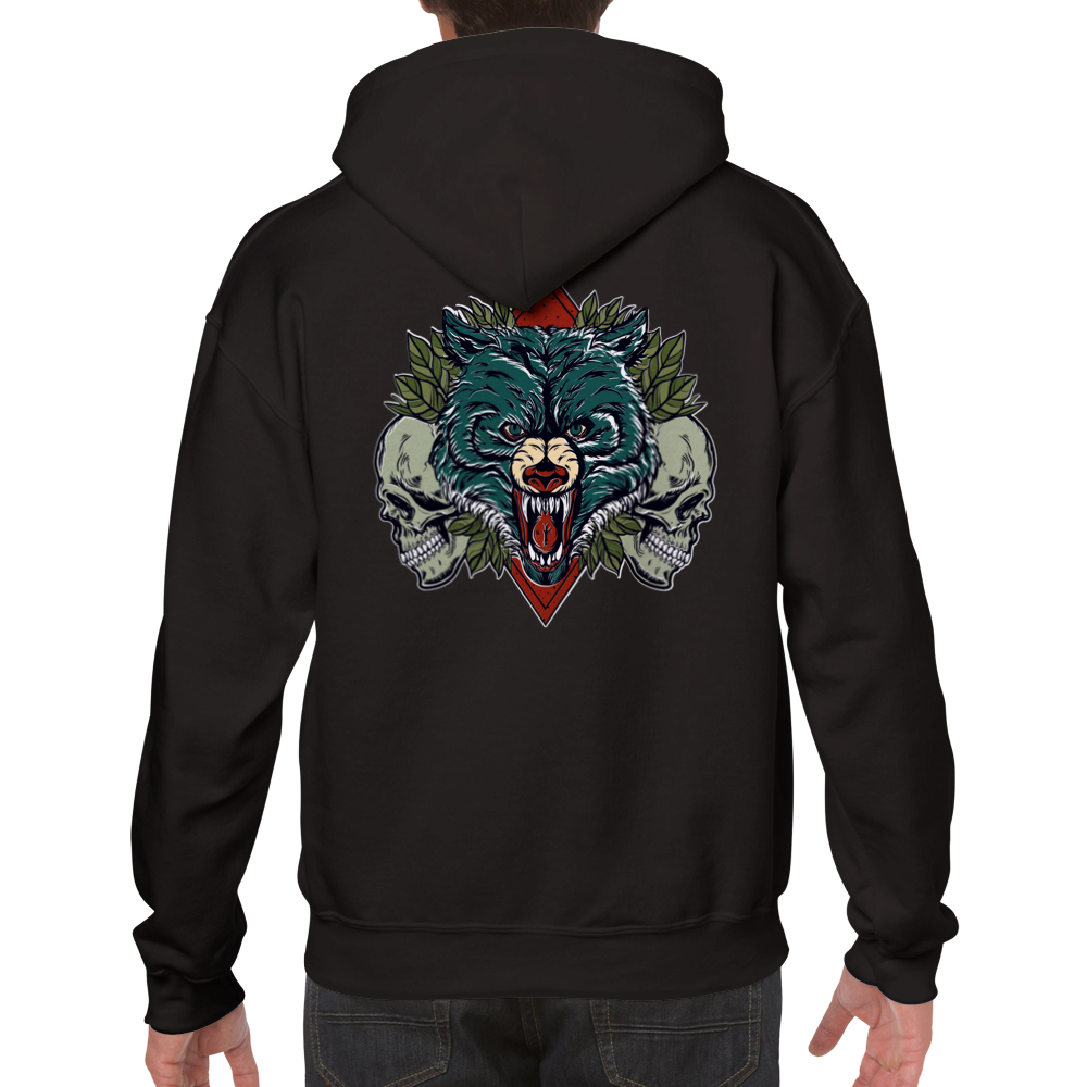 Que Oso Classic Unisex Pullover Hoodie - Tienda de barrio | Chicano | Barrio | Callejero - DelBarrio_store