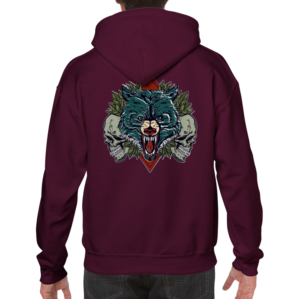 Que Oso Classic Unisex Pullover Hoodie - Tienda de barrio | Chicano | Barrio | Callejero - DelBarrio_store