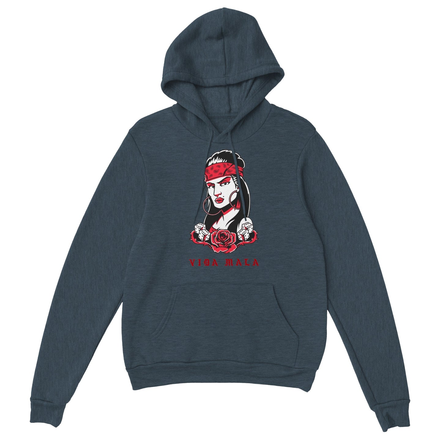 Vida Mala Classic Unisex Pullover Hoodie - Tienda de barrio | Chicano | Barrio | Callejero - DelBarrio_store